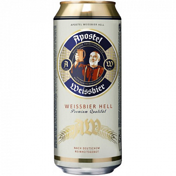 Apostel Weissbier / Апостел Вайсбир 0,5 банка (24)