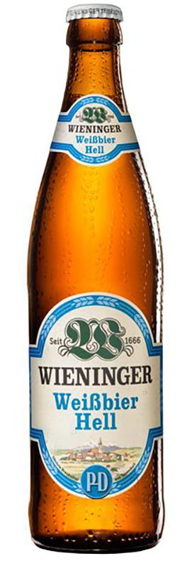 Wieninger Weissbier Hell / Винингер Вайсбир Хель 0.5 бутылка (20)