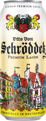 Otto Von Schrodder Premium Lager / Отто фон Шрёддер Премиум Лагер 0,5 банка (24)
