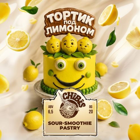 тортик под лимоном