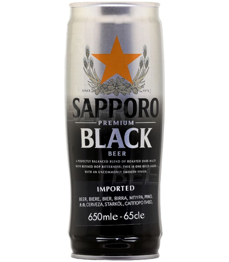 Sapporo Black / Саппоро Блэк 0,65 банка (24)