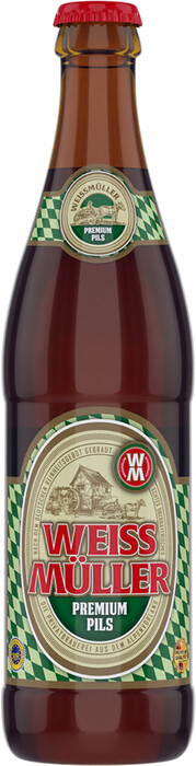 Weissmuller Premium Pils / ВайсМюллер Премиум Пилс 0,5 бутылка (20)