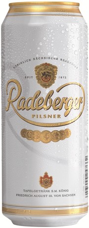Radeberger Pilsner / Радебергер Пилсенер 0,5 банка (24)