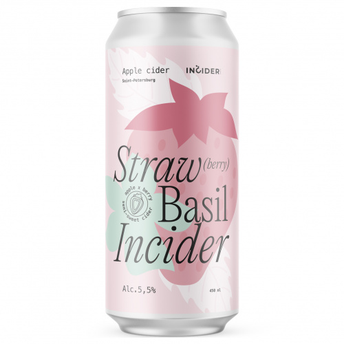 NCIDER Semi-sweet x Strawberry & Basil