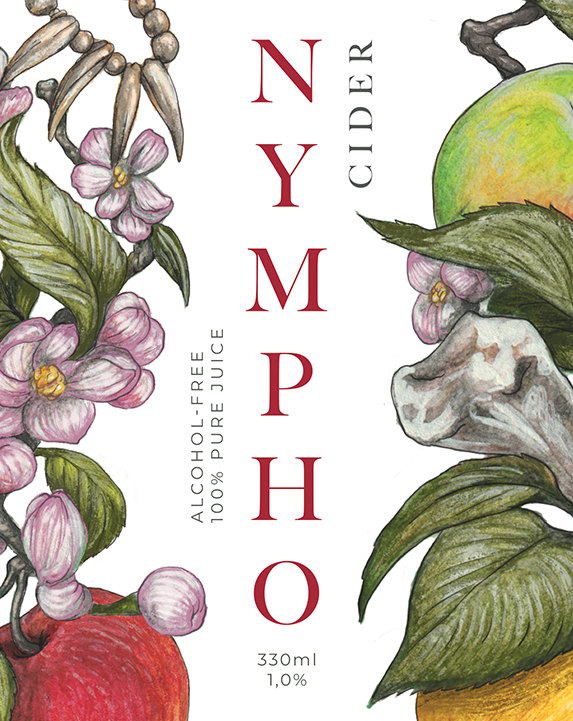 NYMPHO / Нимфо Сайдер безалкогольный  0,33 бутылка