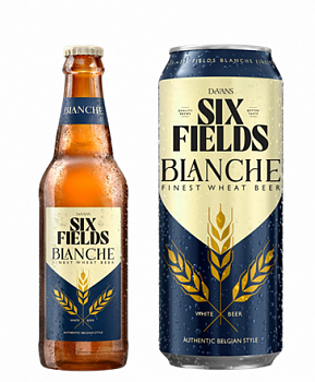 Сикс Филдс Бланш Файнест Вит Бир /SIX FIELDS Blanche Finest Wheat Beer 0,5 банка (24)