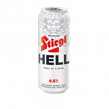 Stiegl Hell / Штигль Хель 0,5 банка (24)