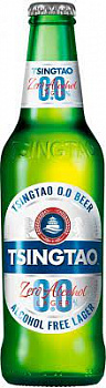 Tsingtao Zero / Циндао безалкогольное 0,33 бутылка (24) БЛ