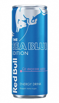 Напиток энергетический Red Bull Sea Blue Edition (ирга) 0.25 банка (24)