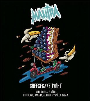 МАНТРА Cheesecake Point: Blueberry, Banana & Almond 0,45 банка (20)