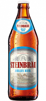 STEINBRÄU HELLES BIER / Штайнброй Хеллес 0,5 бутылка (20)
