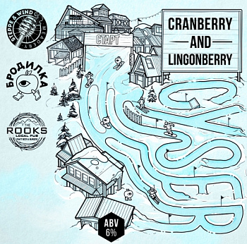Степь и ветер Cranberry Lingonberry Cyser 0,45 банка (20)