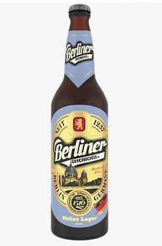 Berliner Geschichte Helles Lager / Берлинер Гешихте Хеллес Лагер 0,5 бутылка