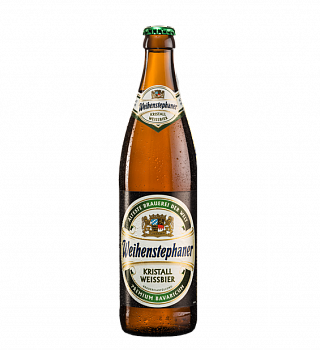 Weihenstephaner Kristall Weissbier / Вайнштефан Кристалл Вайсбир 0.5 бутылка (20) БЛ