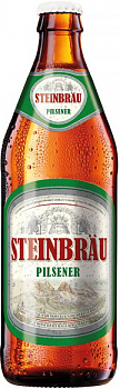 STEINBRÄU PILSENER / Штайнброй Пилсенер 0,5 бутылка (20)