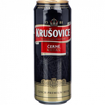 Krušovice Cerne / Крушовица Черне 0,43 банка (24)