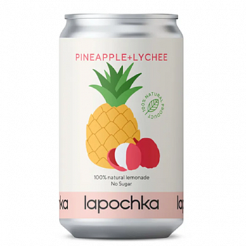LAPOCHKA Pineapple + Lychee 0,33 банка (20)