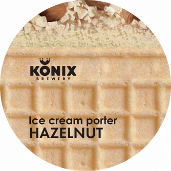 Коникс Ice cream porter Hazelnut / АЙС КРИМ ПОРТЕР ХАЗЕЛНАТ 0,45 банка (12)