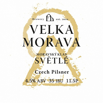 VELKA MORAVA Svetle Moravsky Klas 0,45 банка