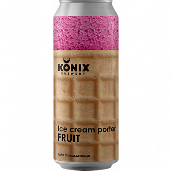 Коникс Ice cream porter Fruit / АЙС КРИМ ПОРТЕР ФРУТ 0,45 банка (12)