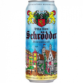 Otto Von Schrodder Hefeweizen / Отто фон Шрёддер Хефевайцен 0,5 банка (24)