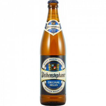 Weihenstephaner Original / Вайнштефан Оригинал 0,5 бутылка (20) БЛ