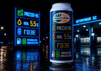 BURNING BREWERY РАССОЛ-95 / Бёрнинг Брювери Рассол-95 0,45 банка