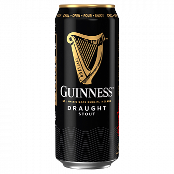 Guinness Draught / Гиннесс Драфт 0,44 банка (24) П