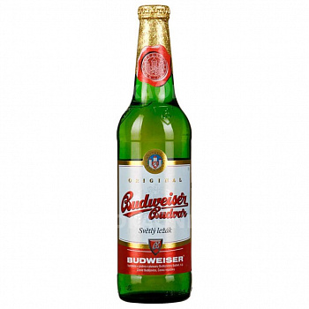 Budweiser Budvar Svetly Lezak / Будвайзер Бувар Светлый Лежак 0,5 бутылка (20)