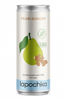 LAPOCHKA Pear+Ginger+CBD 0,33 банка (20)