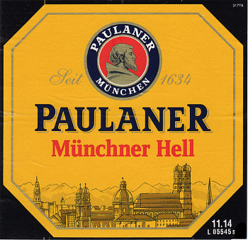Paulaner Original Munchner / Пауланер Мюнхнер Хелл 30л ПЭТ