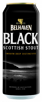 Belhaven Black Scottish Stout / Белхевен Блэк Скоттиш Стаут 0,44 банка (24)