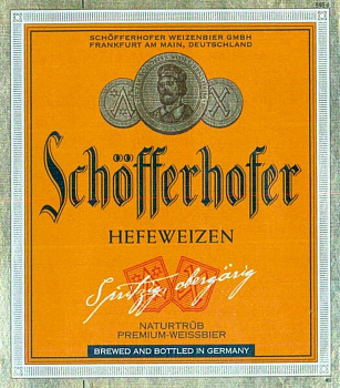 Schöfferhofer Hefeweizen / Шофферхофер Хефевайзен 30 л ПЭТ
