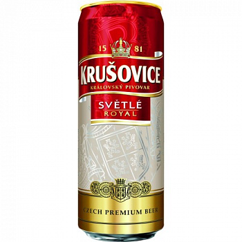 Krušovice Svetle / Крушовица Светле 0,43 банка (24)