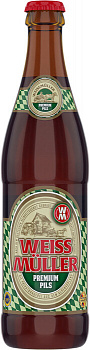 Weissmuller Premium Pils / ВайсМюллер Премиум Пилс 0,5 бутылка (20)