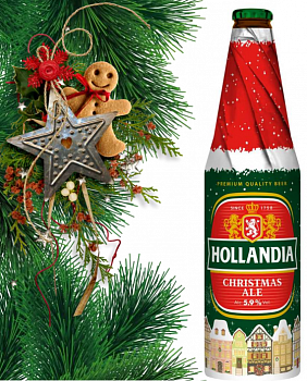 Голландия / HOLLANDIA CHRISTMAS ALE 0.45 бутылка (20)