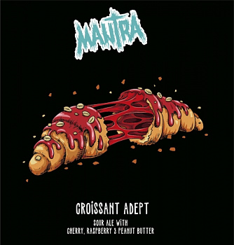 МАНТРА Croissant Adept: Cherry, Raspberry & Peanut Butter 0,45 банка (20)