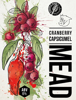 Степь и ветер Cranberry Capsicumel Mead / Клюква-перец (Капсицумель 3) 0,45 банка (20)