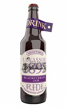 Медоварус Биолимонад Ride Blackcurrant Jam «Черносмородиновый Джем»  0,5 бутылка (10)