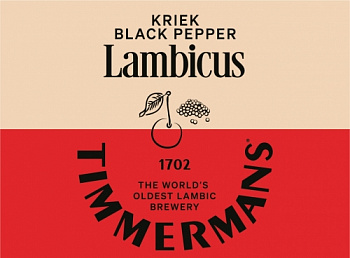 Timmermans Lambicus Kriek Black Pepper / Тиммерманс Крик Блэк Пеппер Ламбикус 0.25 бутылка (24)