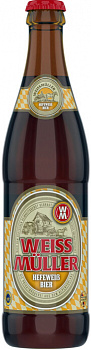 Weissmuller Hefe Weissbier / ВайсМюллер Хефевайсбир 0,5 бутылка (20)