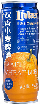 Линкен Крафт Вит Бир / LINKEN CRAFT WHEAT BEER 0,65 банка (8)