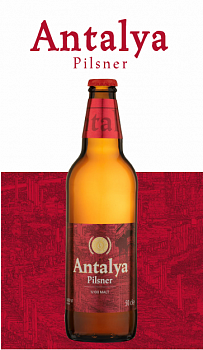 АНТАЛЬЯ Пилснер / Perge Antalya Pilsner0.5 бутылка (20)